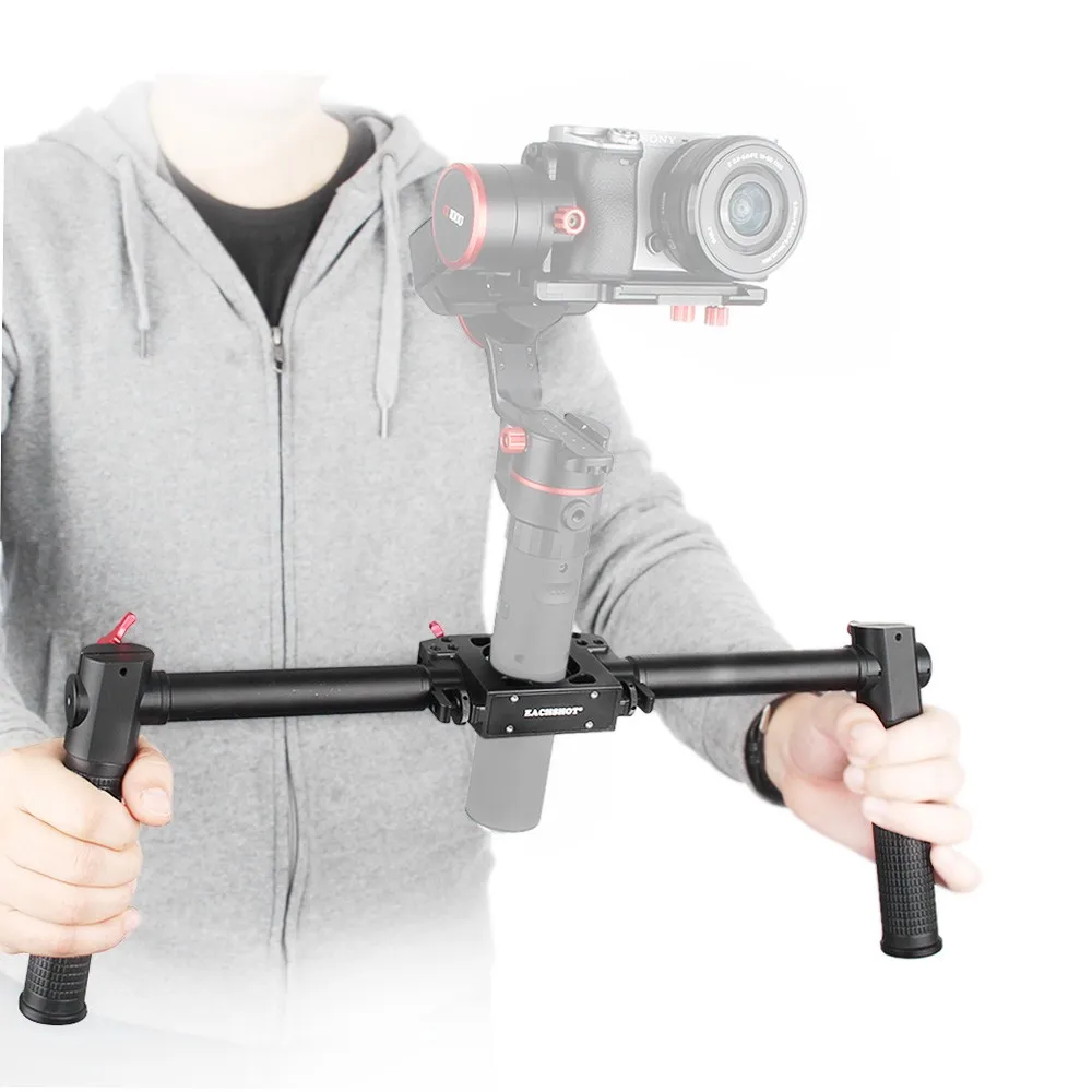 Fotopal ручка с двойной ручкой ручной Руль для Gimbal Zhiyun Crane 2 V2 Feiyu a1000 a2000 Gusen MOZA Air