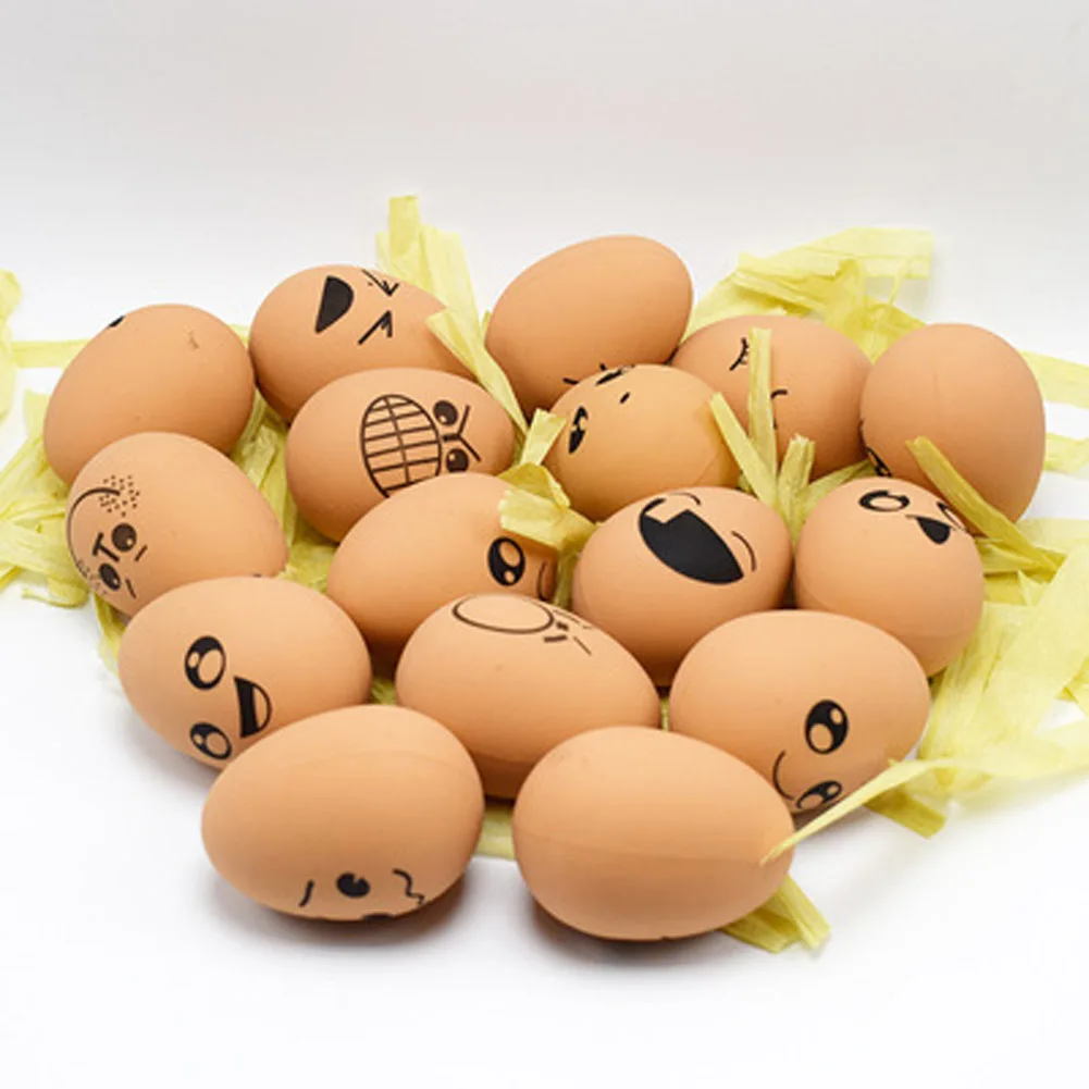 Random PU Slow Rebound Expression Egg Simulation Egg Model Decompression font b Toy b font Trolltech