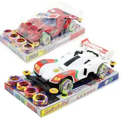2018 Модные Цветные случайные новые автомобили игрушечные гоночные автомобили гоночная модель электрическая четырехколесная приводная