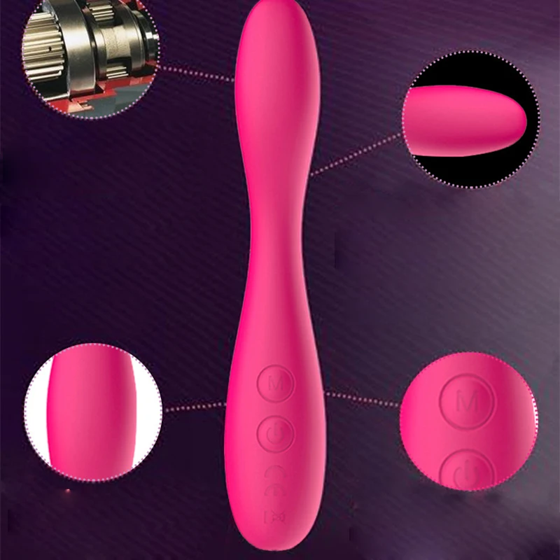 7 частота Multi функция G Spot фаллоимитатор вибратор секс игрушки для женщин USB Платные соски клитор стимулятор волшебная палочка Sexo