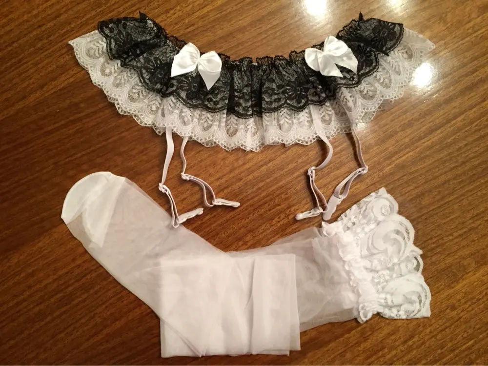 Sexy Lace Stockings Garter Belt - Best Crossdress & Tgirl Store
