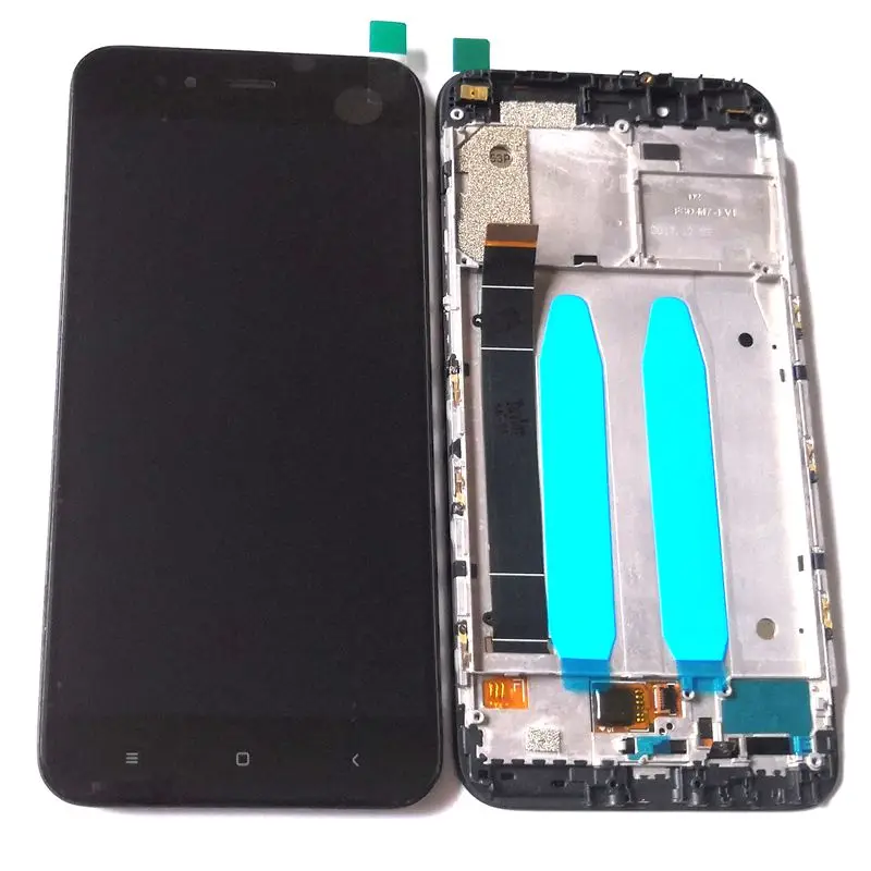 Offerte Per Xiao mi mi a1 mi A1 MDG2 lcd SCHERMO DI Visualizzazione dello schermo Di Tocco Di vetro Con digitizer Assembly Cornice Di Ricambio Parti mi 5x lcd con cornice