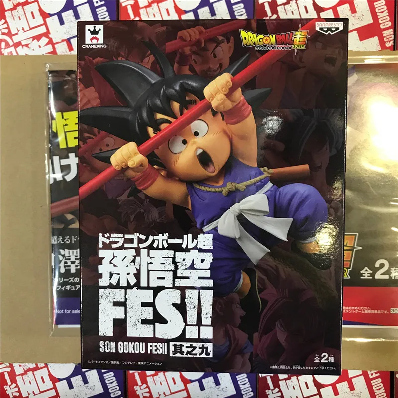 Оригинальный Banpresto dragon ball super Son Goku young Gokou FES ПВХ фигурка модель фигурки куклы Brinquedos