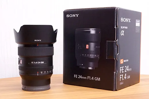 New Sony FE 24mm F1.4 SEL24F14GM Lens For A7R III A7 III AR7 II A7S II A9