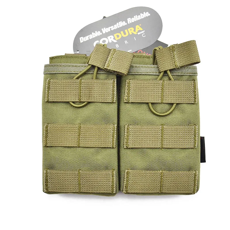 

Airsoft MOLLE General Purpose Dual Double Mag Pouch Universal MultiFunction Military Tactical Hunting TW-M002