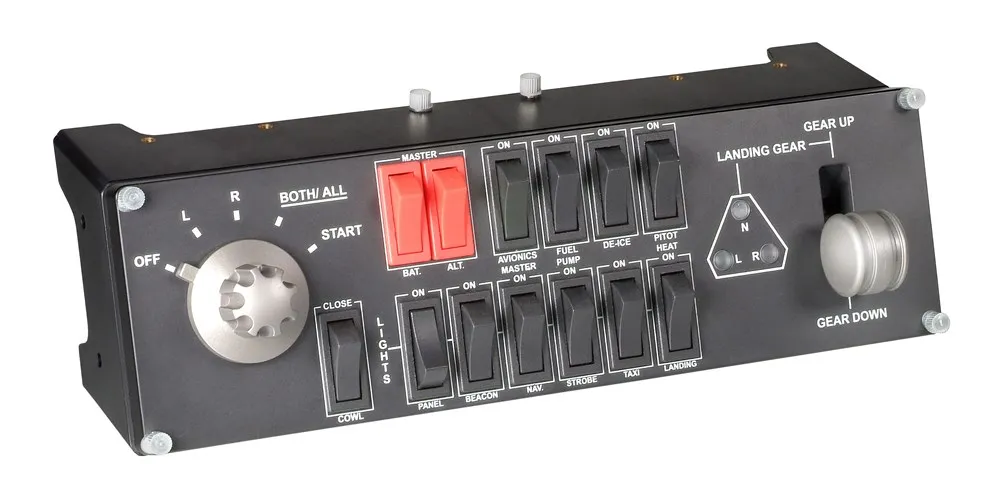 Логитек Pro Flight Switch panel Sim USB 1 1/2 0 Windows XP/XP64 Vista | Электроника