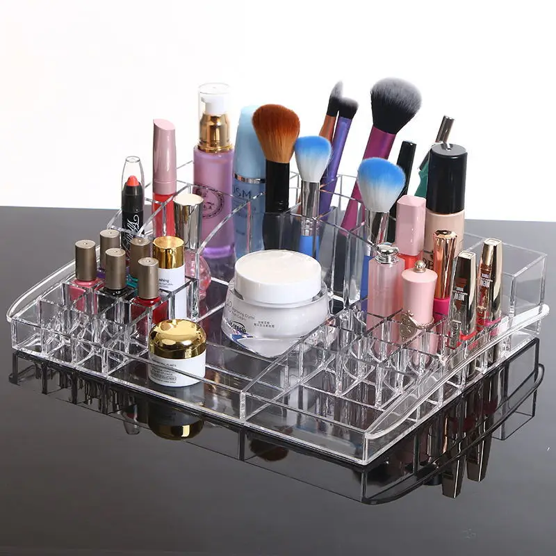 New Clear Acrylic Makeup Organizer Lipstick Makeup Brush Holder Desktop
