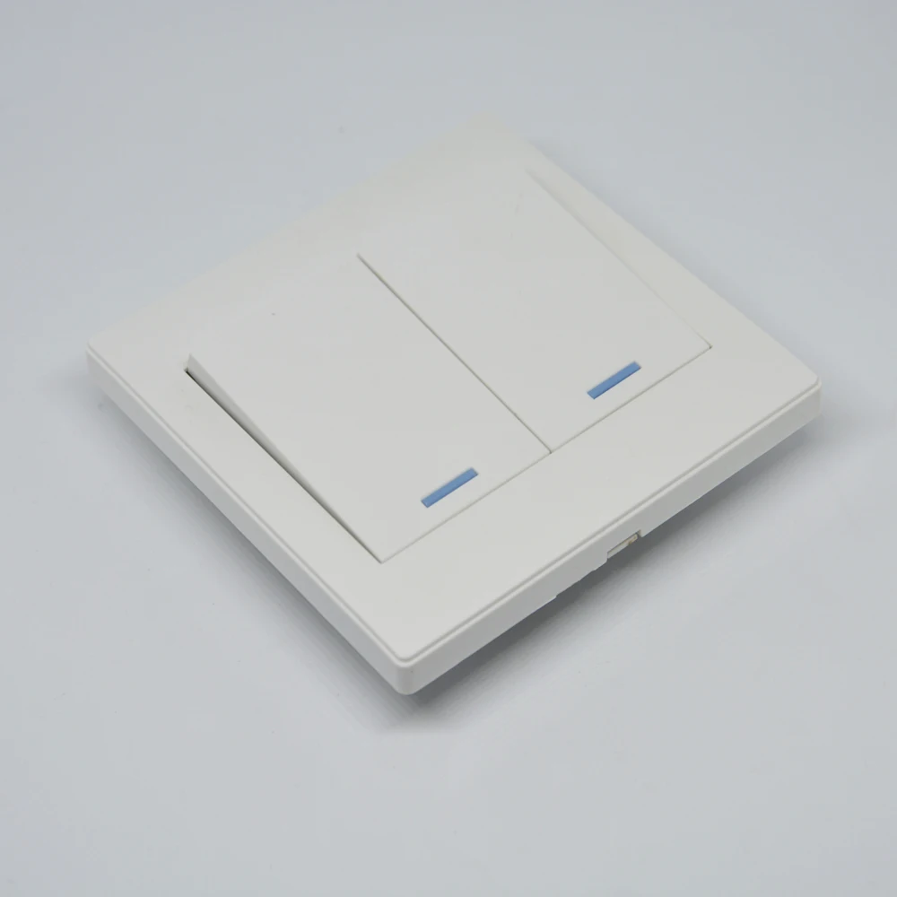 10Pcs Wall Mounted 86mm Door Access Control System Exit Button Release Switch 2 in 1 Panel NO to NC Signal Lamp Switch 10A