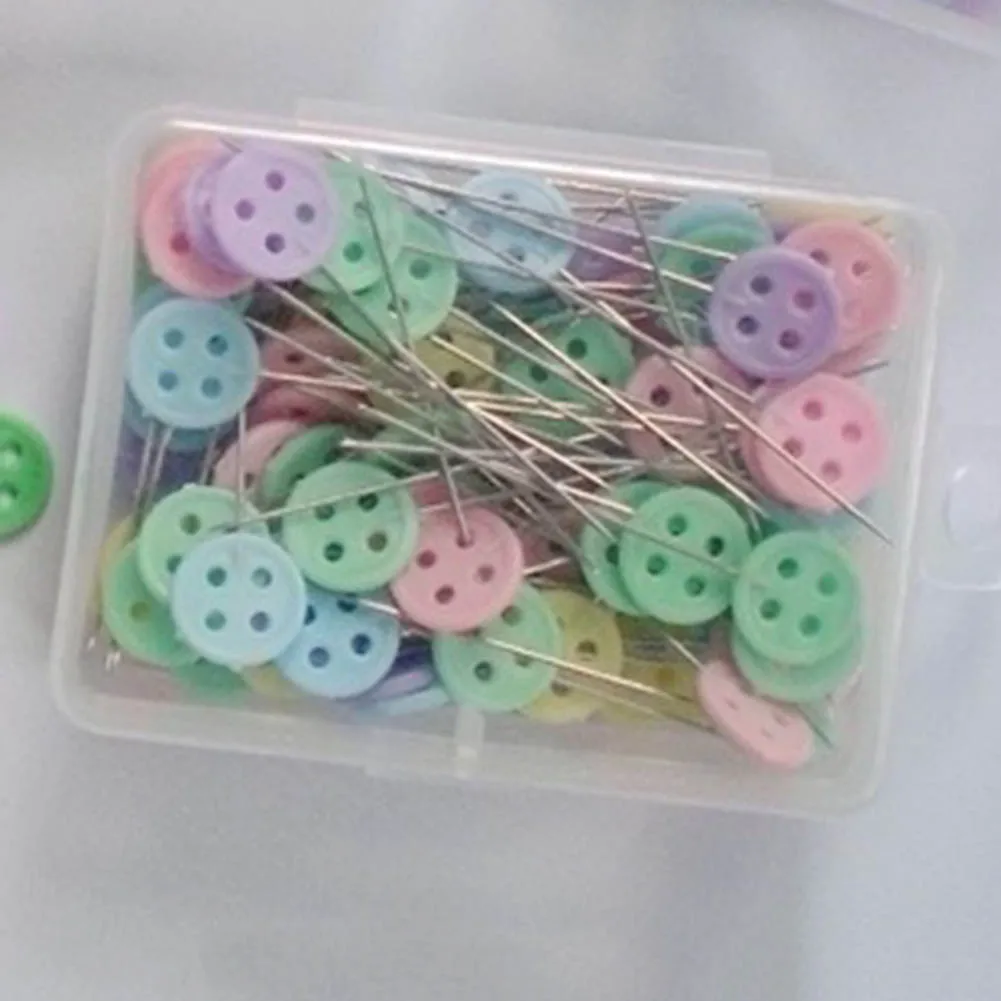 

100 Pcs/Pack! New Corsage Needle DIY Patchwork Sewing Pins Fixed Position Craft Tool Promotion L 5cm Y25 HG3071