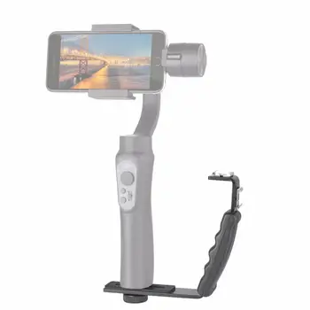 

L Type Flash Bracket with 2 Standard Flash Hot Shoe Mounts Quick Flip for Nikon Canon Olympus Sony Pentax Leica ect