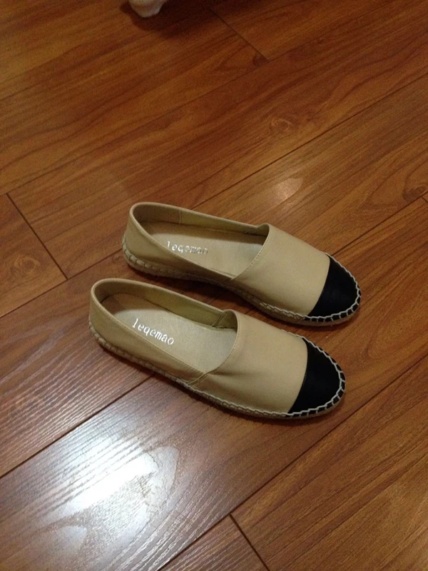 Hot Sale Big Size 34-42 Slip-On Round Toe New Fashion Four Seasons Women Flats Canvas Espadrilles Casual Ladies Loafers  Shoes