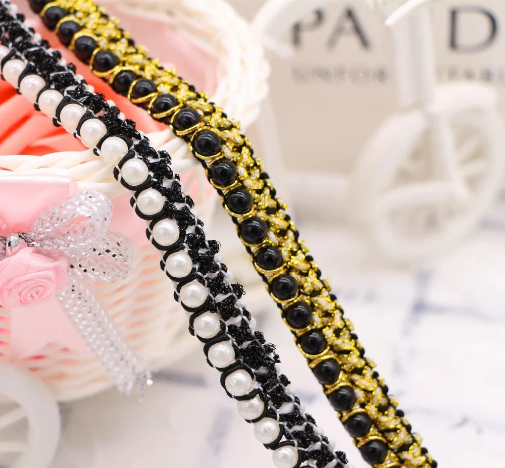 

10yards/lot handmade bridal rhinestone wedding crystal sash belt trimming sequin pearl applique embroidery accessories 1024-17