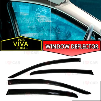 

Window deflectors for Chevrolet Viva 2004-2008 car window deflector wind guard vent sun rain visor cover car styling