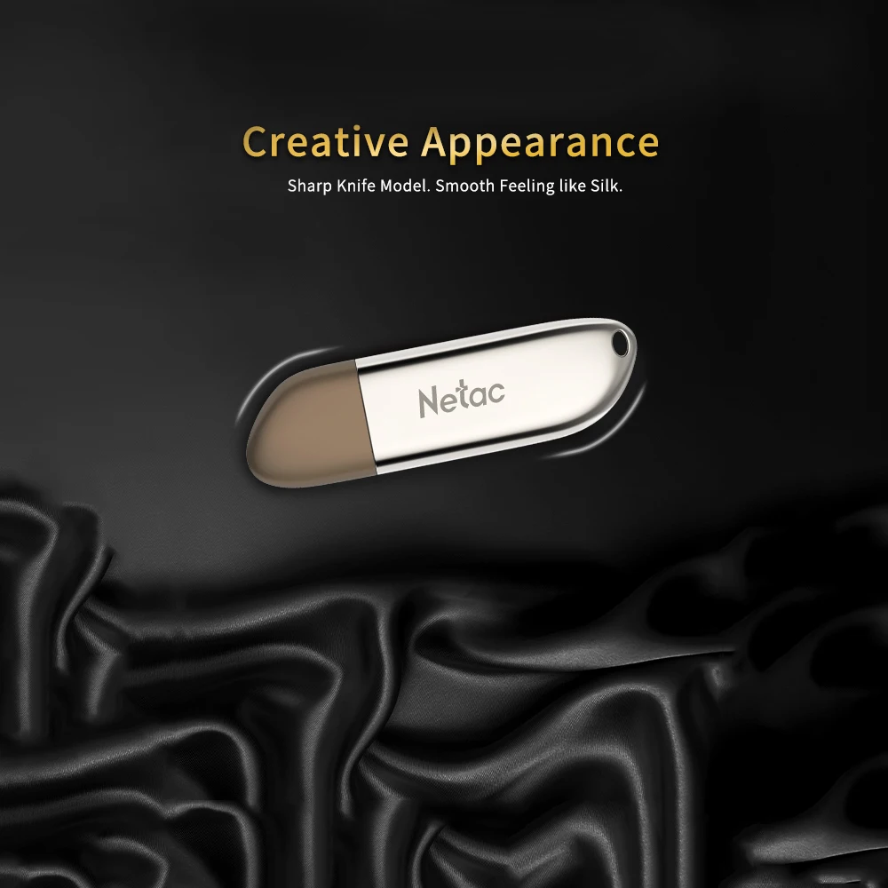 100% Original Netac USB 3.0 Flash Drive Mini High Speed Metal USB Stick 32GB 64GB 128GB 16GB Stylish USB Pendrive Flashdisk DIsk