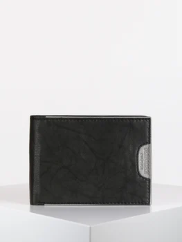 

Men leather wallet-Black