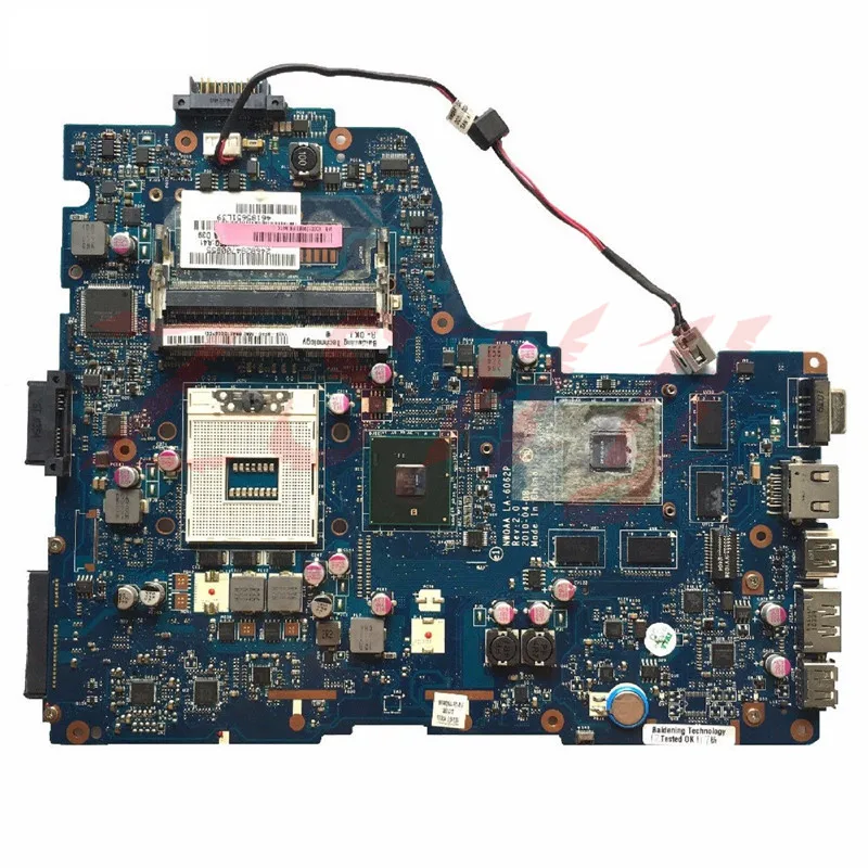 Материнская плата для ноутбука Toshiba A660 A665 K000104400 NWQAA LA-6062P материнская 100%