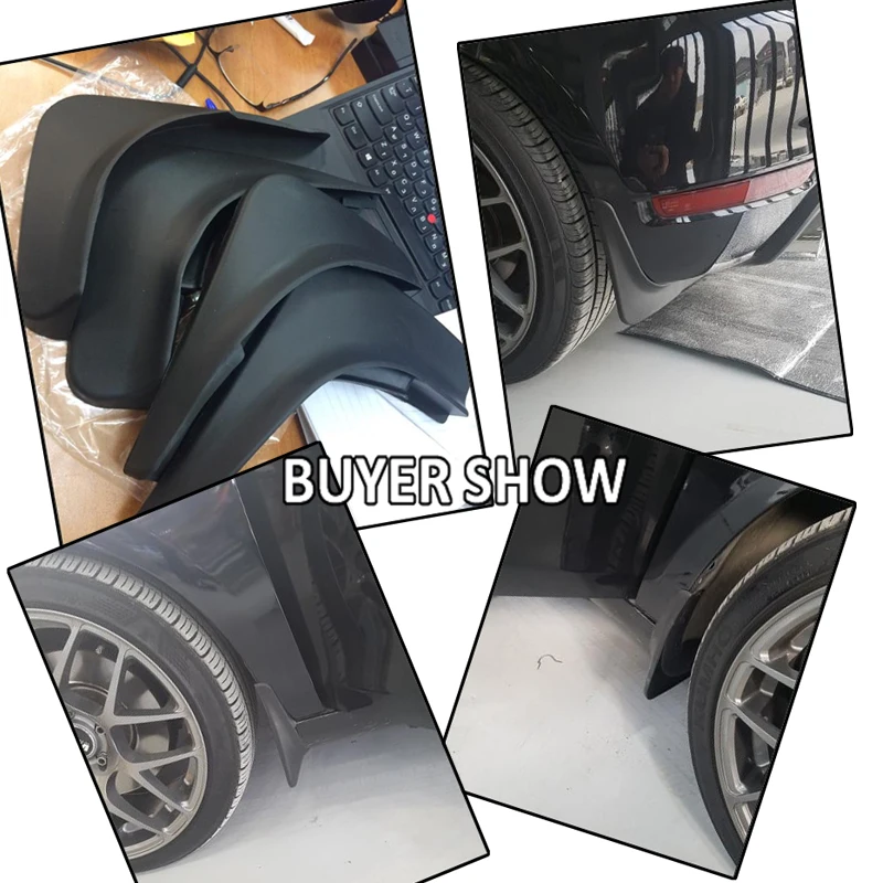 Набор литых брызговиков для Volkswagen VW Golf 6 Mk6 2009 2010 2011 2012 Брызговики передние задние