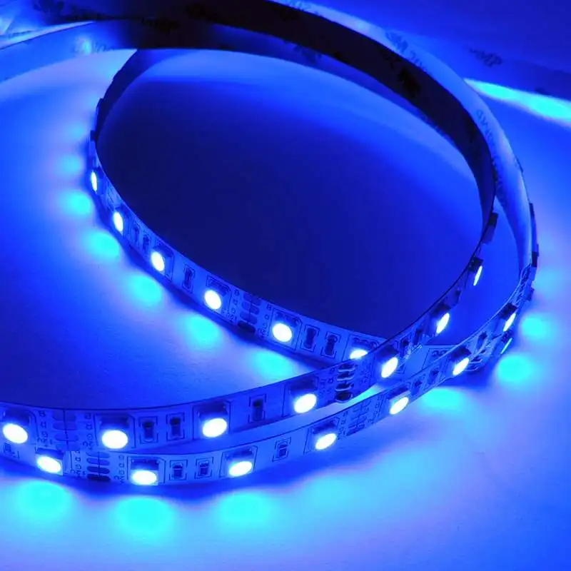 Светодиодные ленты 5050 SMD RGB 3 фишки 10 мм PCB 5 м 300 светодио дный не водонепроницаемый