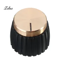 Guitarras AMP Amplificadores perillas negro con tapa de oro Push-on Knob encaja Marshall control de velocidad perillas para acústica guitarras gota