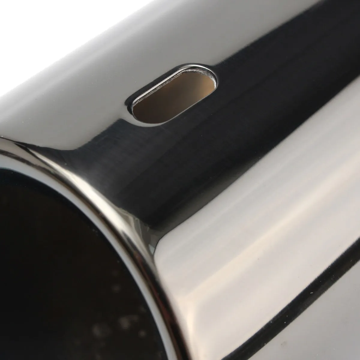 Пара автомобильных хвостовых выхлопных труб титановые черные для BMW E90 E92 325 328i 3 серии 2006-2010 нержавеющая сталь