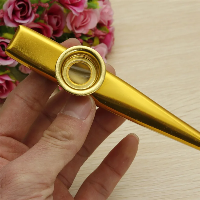 Зебра 3 шт./компл. Простой Легкий металлическая гармоника рот флейта kazoo для гитары музыкальный инструмент Lover игрушка в подарок