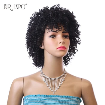 6inch Short Kinky Curly Wig Afro Synthetic Wigs African Hairstyle For Black Women Hair Expo City
6inch Short Kinky Curly Wig Afro Synthetic Wigs African Hairstyle For Black Women Hair Expo City