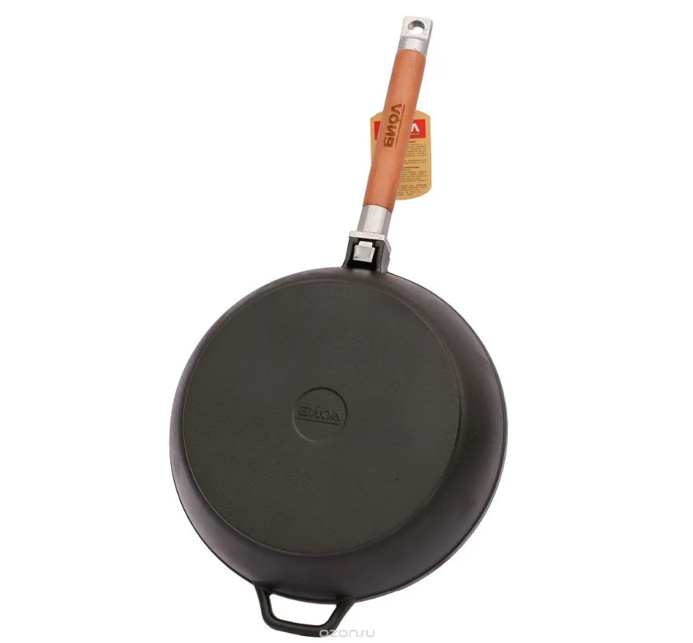 Koop Koekenpan Gietijzeren Met Houten Hand Kaukasisch Grill Koffie Pot Bowler Pan Koekenpan Mok 0120 22  24 26 28