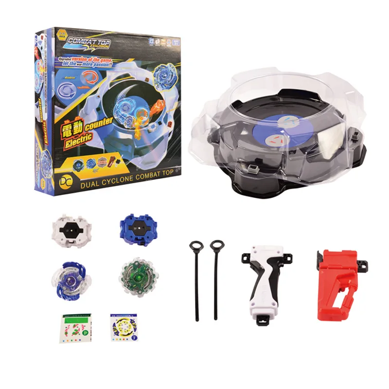 

B-62 DX Set Electric Counter Dual Cyclone Comabat Top Bey Blade Blayd Top Fight Bables Beyblade Burst Bayblade Beibleid Blast