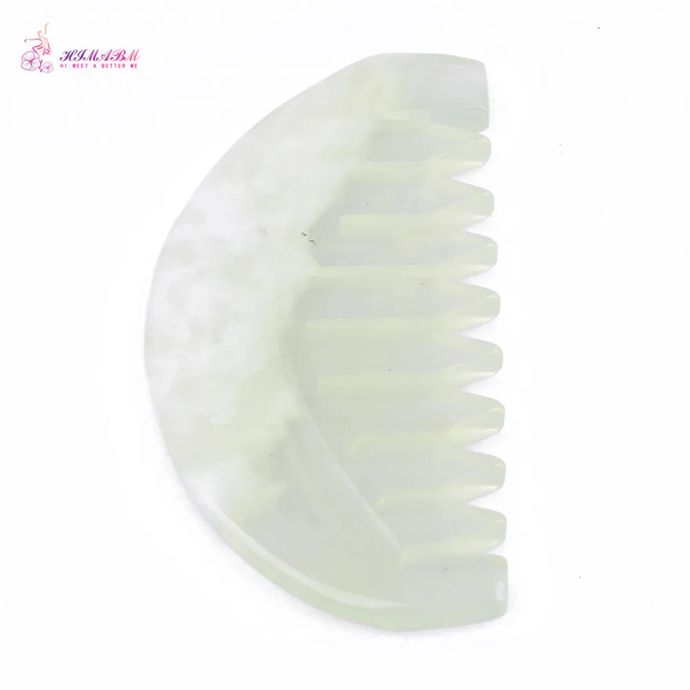 HIMABM Natural Jade Healthy Hair Woman Children Comb Head Massager Beauty Health Tools HIMABM Natural Jade Healthy Hair Woman Children Comb Head Massager Beauty Health Tools