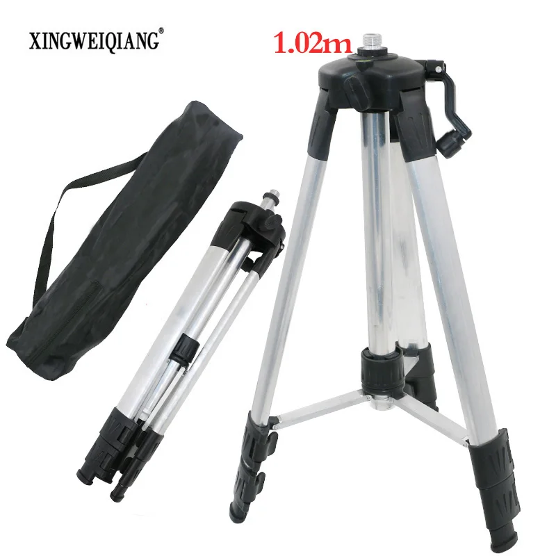 

XINGWEIANG High Quality Portable 1.02m Height Adjustable Aluminum Thickness Tripod 5/8 "male thread tripod level laser