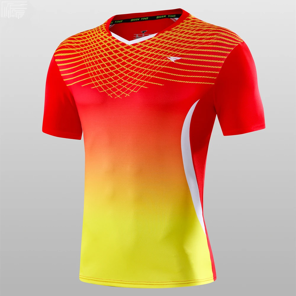 

Top quality Men soccer jerseys table tennis football shirts sports kit running fitness badminton jerseys quick dry custom print