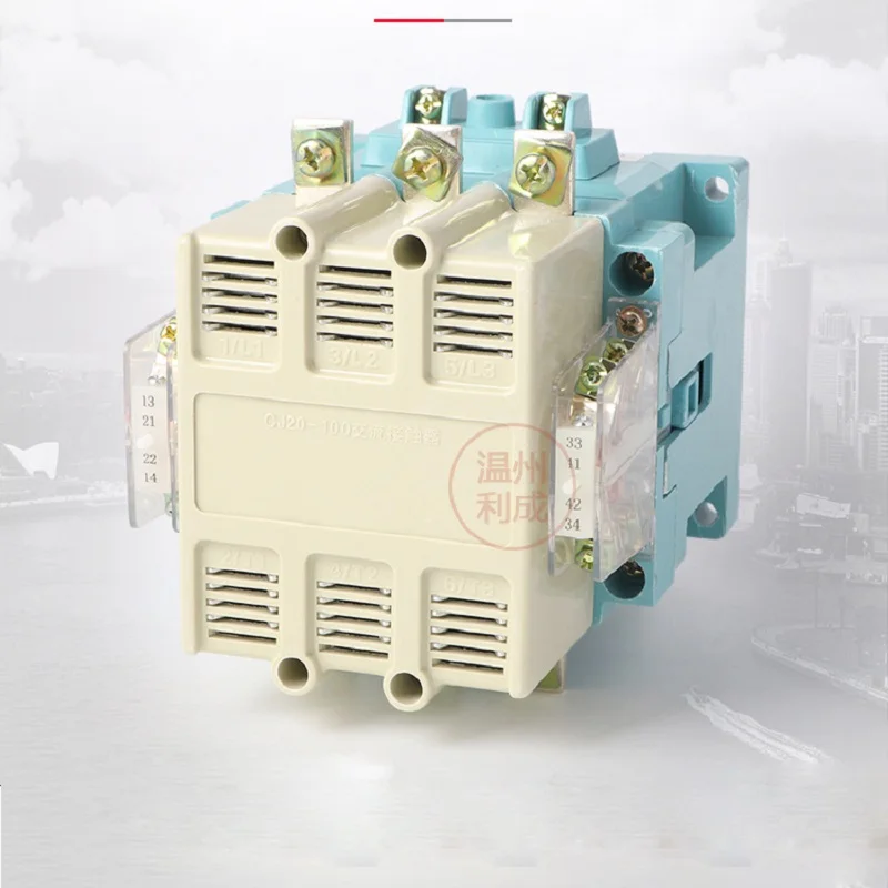 CJ20-100A single-phase three-phase 380V AC contactor 24/36/110/220V /380Vsilver contact CJ20-100A single-phase three-phase 380V AC contactor 24/36/110/220V /380Vsilver contact