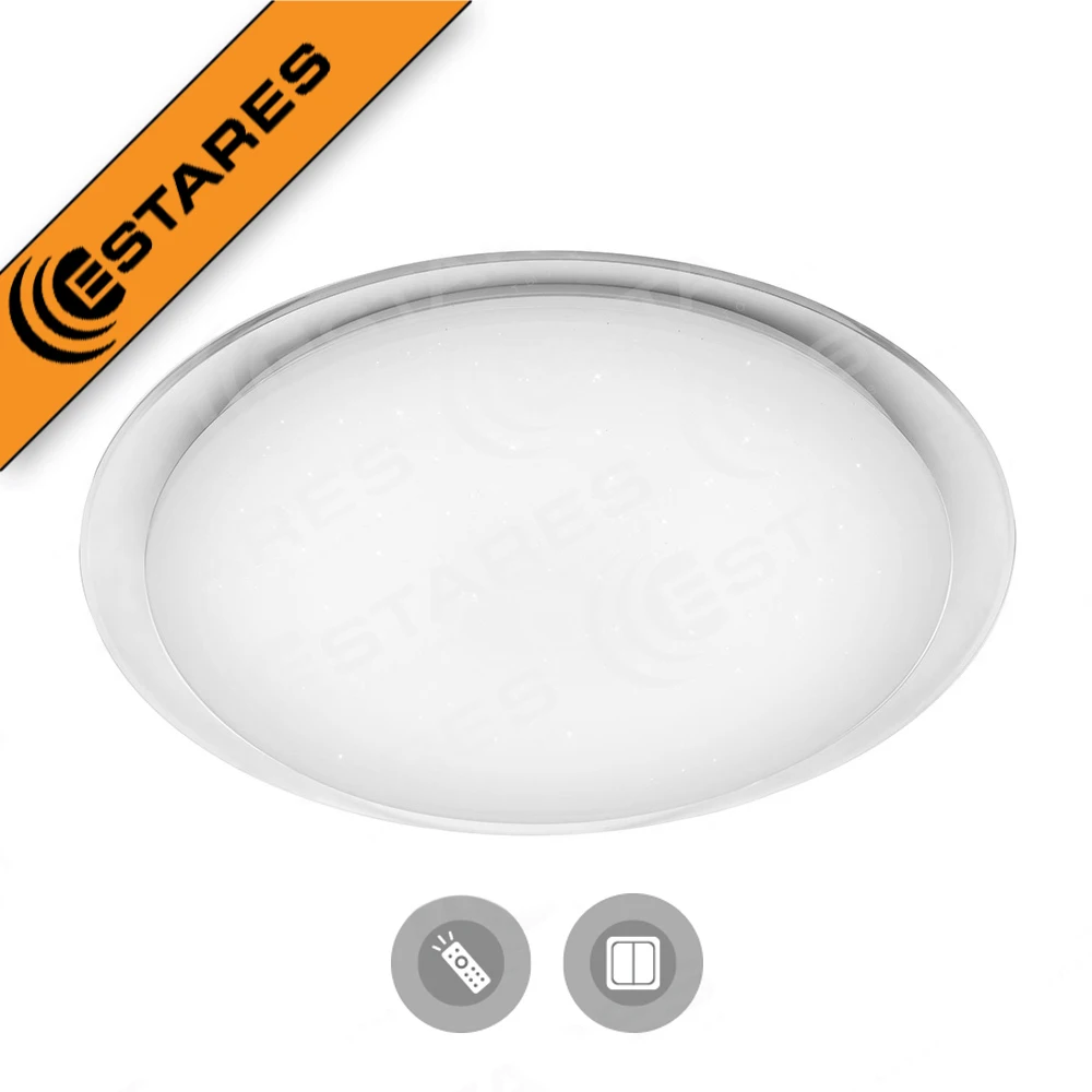 preço ESTARES SATURNO NOVO e Moderno Cor Mudar LED Luzes de Teto de Controle Remoto Inteligente 60 w