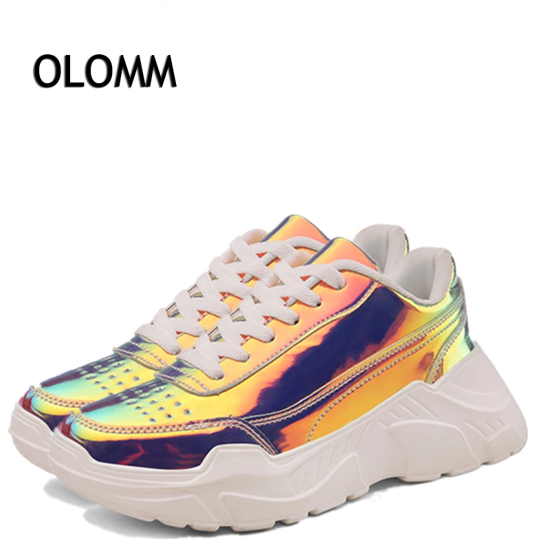 

Breathable Casual Ladies Shoes Lace Up Flats Shoes Women Heighten Chaussure Femme Fashion Autumn Women Trainers Sneakers