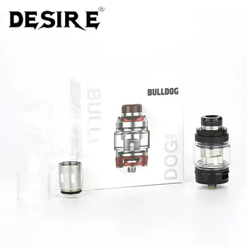 

Original Desire Bulldog Subohm Tank 4.3ml with 0.18ohm Mesh Coil/0.2ohm Triple BCC Coil & Slide-top Filling System Atomizer Tank