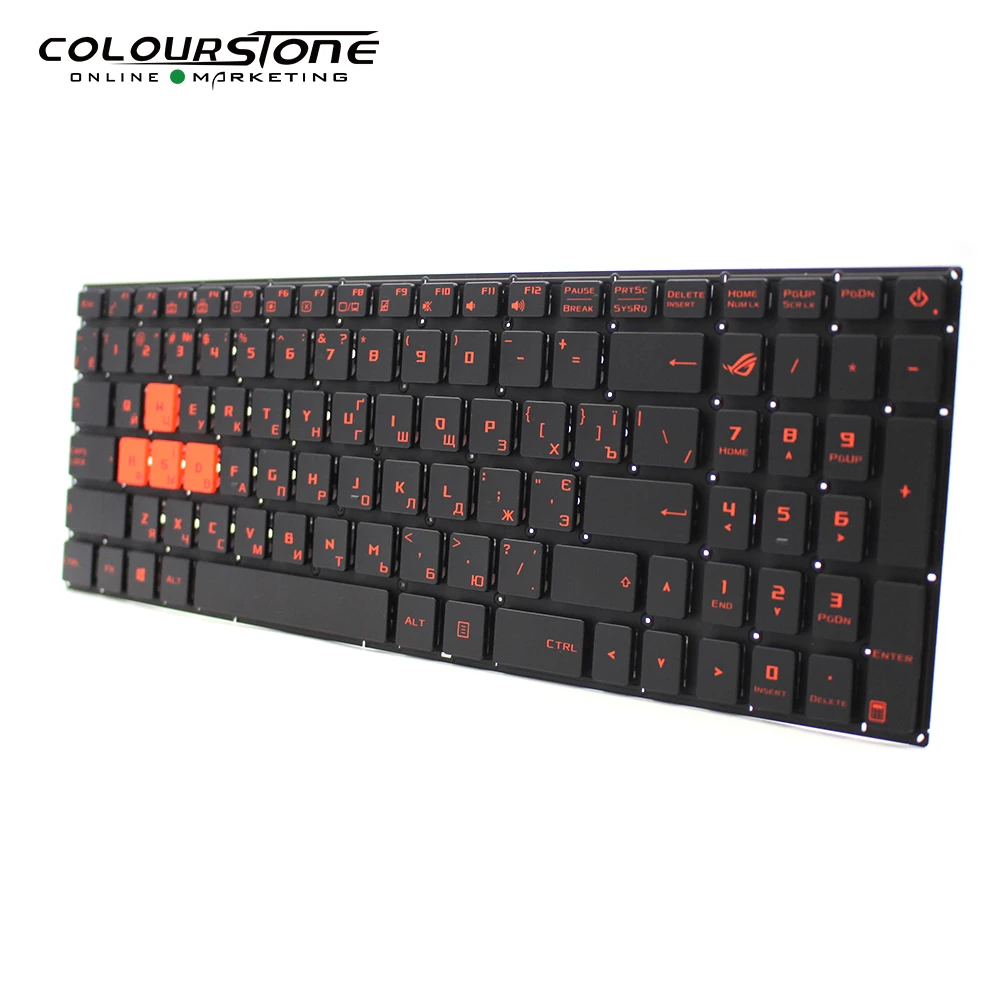 Подсветка русской клавиатуры для ноутбука Asus GL502 GL502VM GL502VY