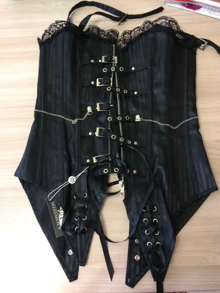 Overbust Steampunk Gothic Corsets Plus Sizes photo review