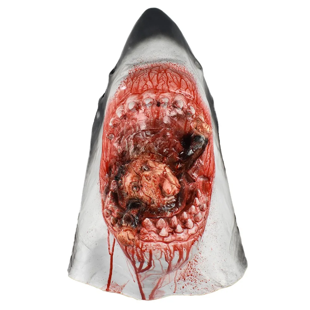 

Cosplay Mask Shark Animal Head LATEX Mask for Horror Party Mask Halloween
