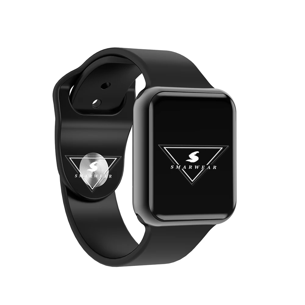 

New Bluetooth Smartwatch For Apple iphone 7 8 X Android Phone Support Heart Rate Tracker Smart watch With Whatsapp Facebook