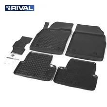 Для Opel Astra J 2009- Коврики в салон 5 шт./компл. полиуретан Rival 14202006