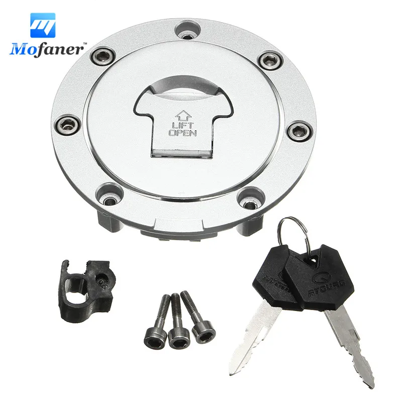 Motorcycle Fuel Gas Cap Cover Tank Lock Set with 2 Keys For Honda CBR600RR 03 14