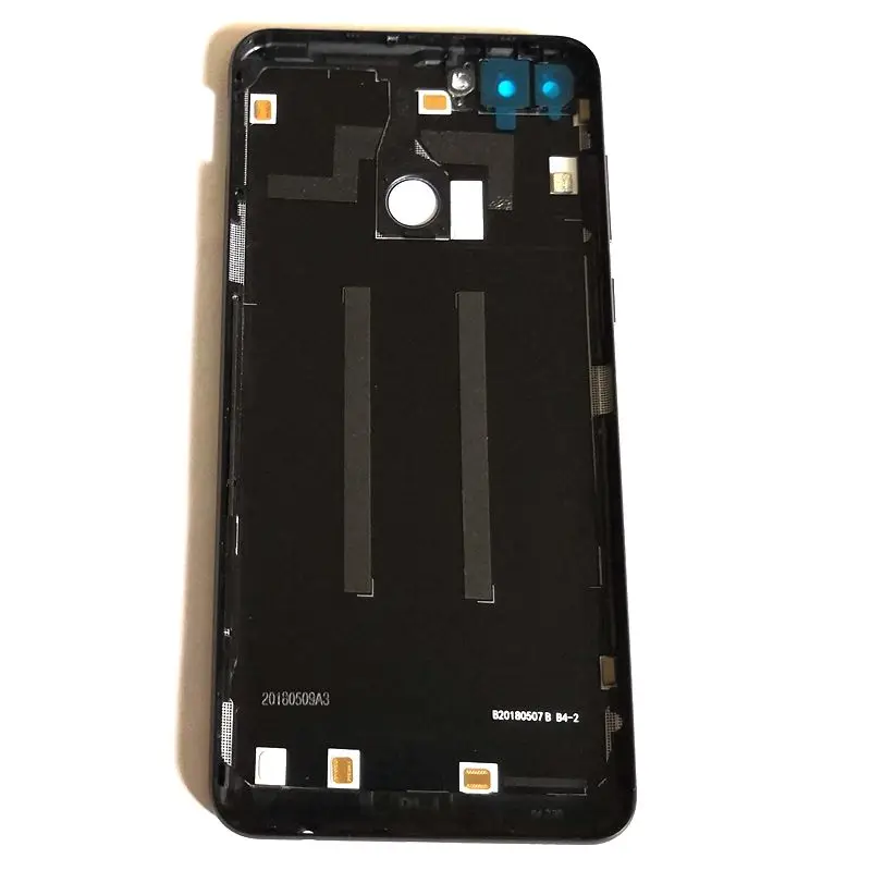 

For Huawei Y9 2018 Battery cover back rear door housing For y92018 back frame replace glass spare parts with camera lens