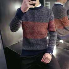 Мужской свитер тонкий японский свитер ретро водолазка свитер