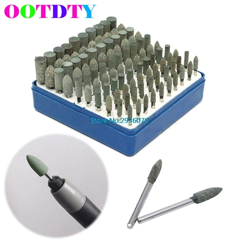 100Pcs Universal Rotary Abrasive Stone Accessory Tool Set Assorted Kit For Dremel APR8in Power