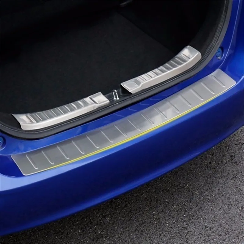 

Trunk exterior durable chromium decorative accessory accessories modification car styling sticker strip 14 15 16 FOR Honda fit