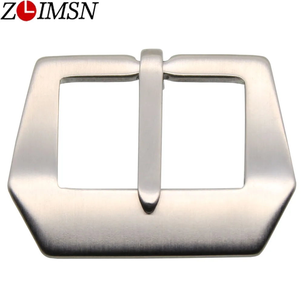 

100Pcs DHL Watch Buckle 20mm 22mm 24mm 28mm Pure Stainless Steel Watchband Clasp Silver Brushed Watches Buckles Clasps K43 EMS