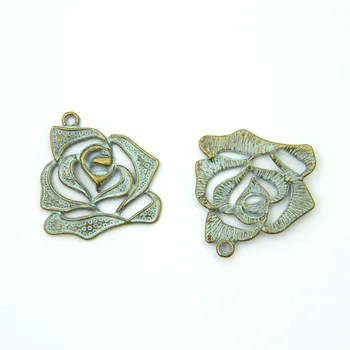 

10 units antique Bronze anchor pendant charms jewelry finding suppliers D-3-157