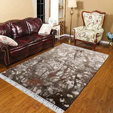 Más Nordec negro blanco ikat escandinavo geometría 3d imprimir antideslizante Kilim lavable decorativo Kilim alfombra, alfombra