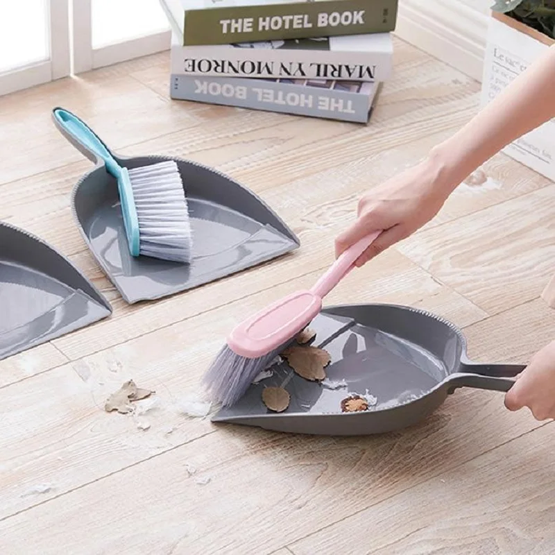Cleaning Sets Dustpan Broom Sweep Kit Home New Pink Blue Green Multi-functional Household Products | Дом и сад