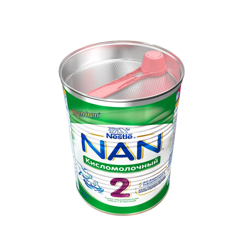 Детская Смесь NAN 2 Кисломолочный (Nestle) с 6 месяцев 400 г|food|food mixfood baby |